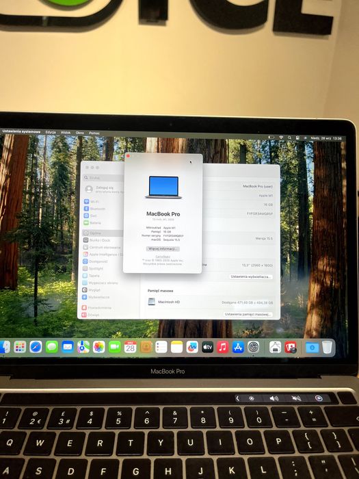 Apple MacBook Pro 13 A2338 M1/16GB/512GB SSD Space Gray Klasa A