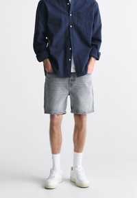 Джинсові шорти Zara чоловічі 44 сірі