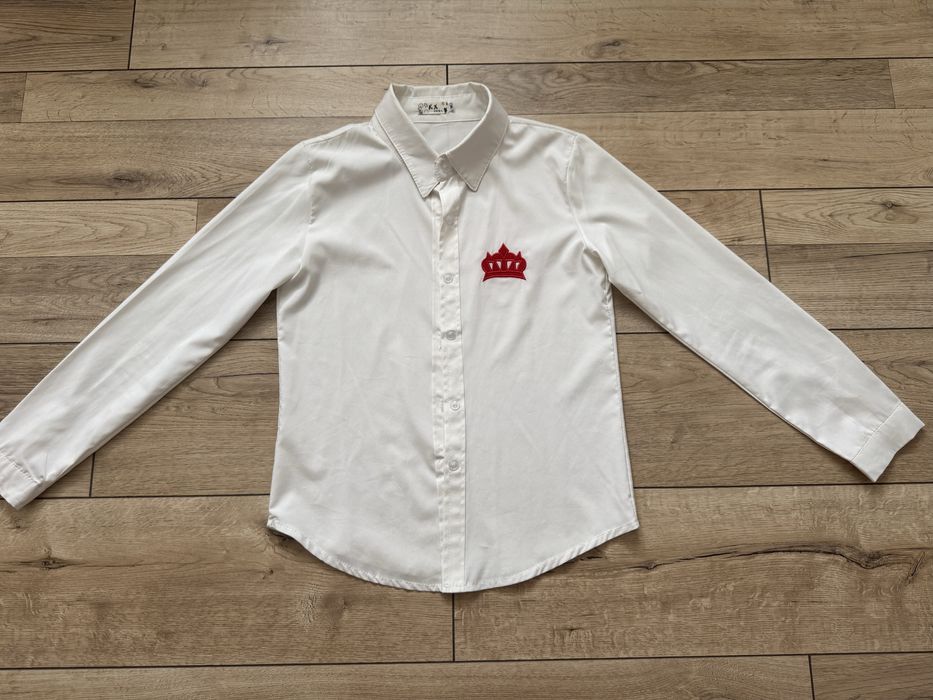 Сорочка рубашка блузка жіноча біла з короною