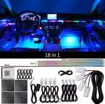 Kit iluminação interior Carro RGBic Luz Ambiente a cores com App NOVO
