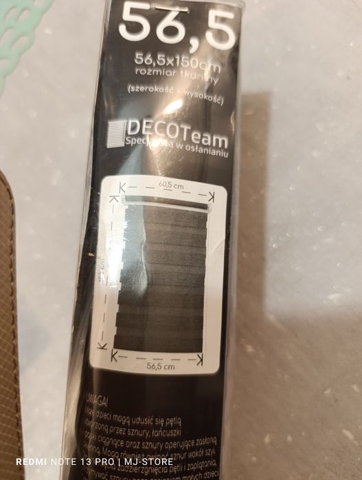 Roleta na okno dzień/noc