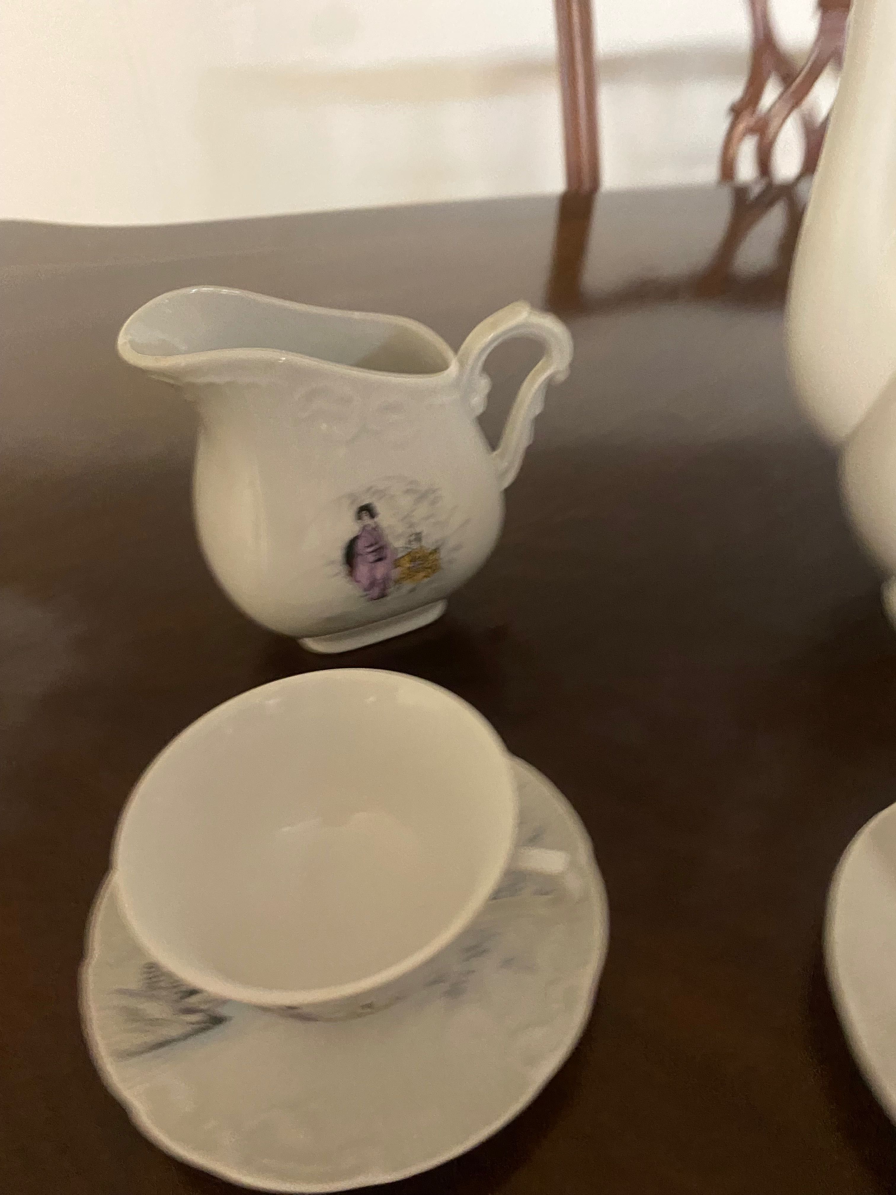 Serviço de chá e café vista Alegre