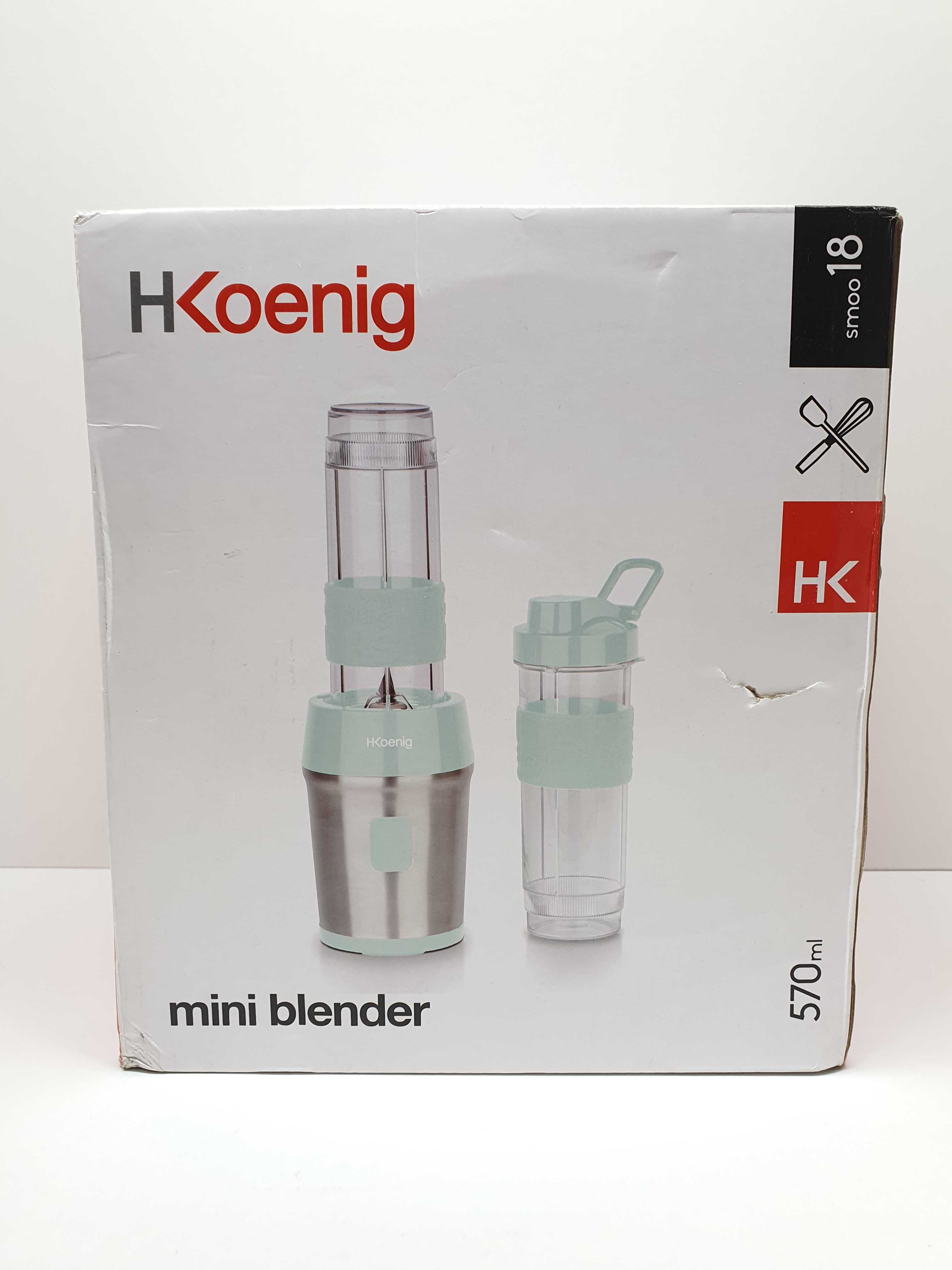 Blender kielichowy H.Koenig SMOO18 570ml czytaj OPIS !