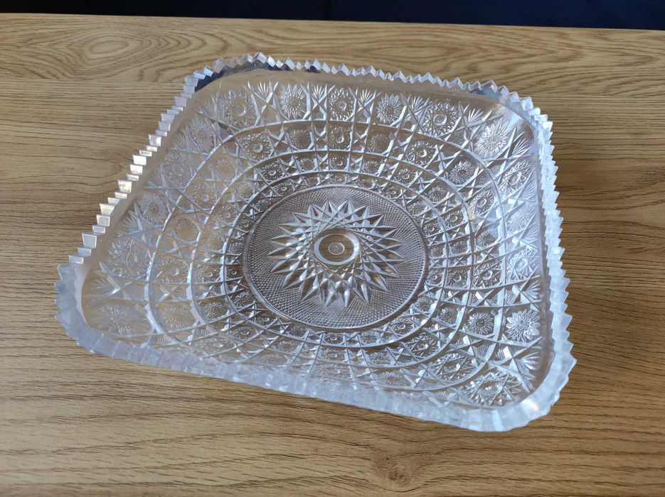 Miska / plastikowy kryształ / kwadrat