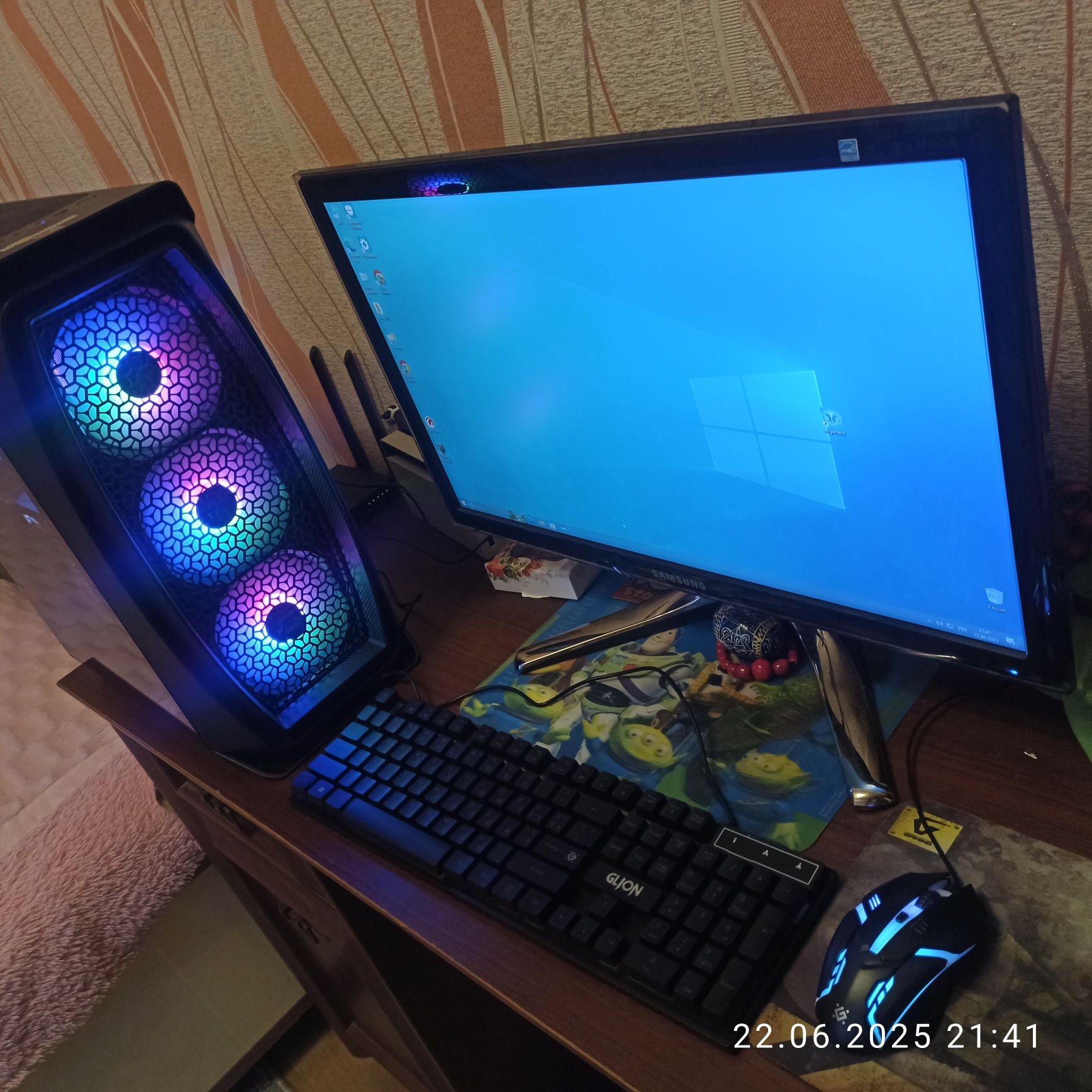 Ігровий ПК Ryzen 5 5500+MSI GTX 1070 - 8GB+OЗУ16GB+SSD-128+HDD-1TB