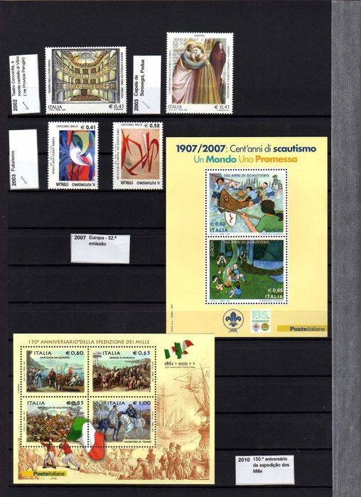 Selos Itália de 1980 a 2010