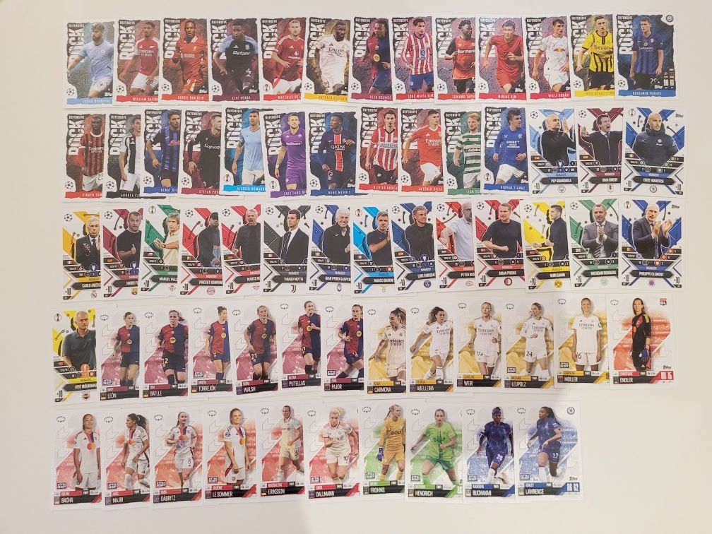 Lote Cartas Match Attax Extra 24/25