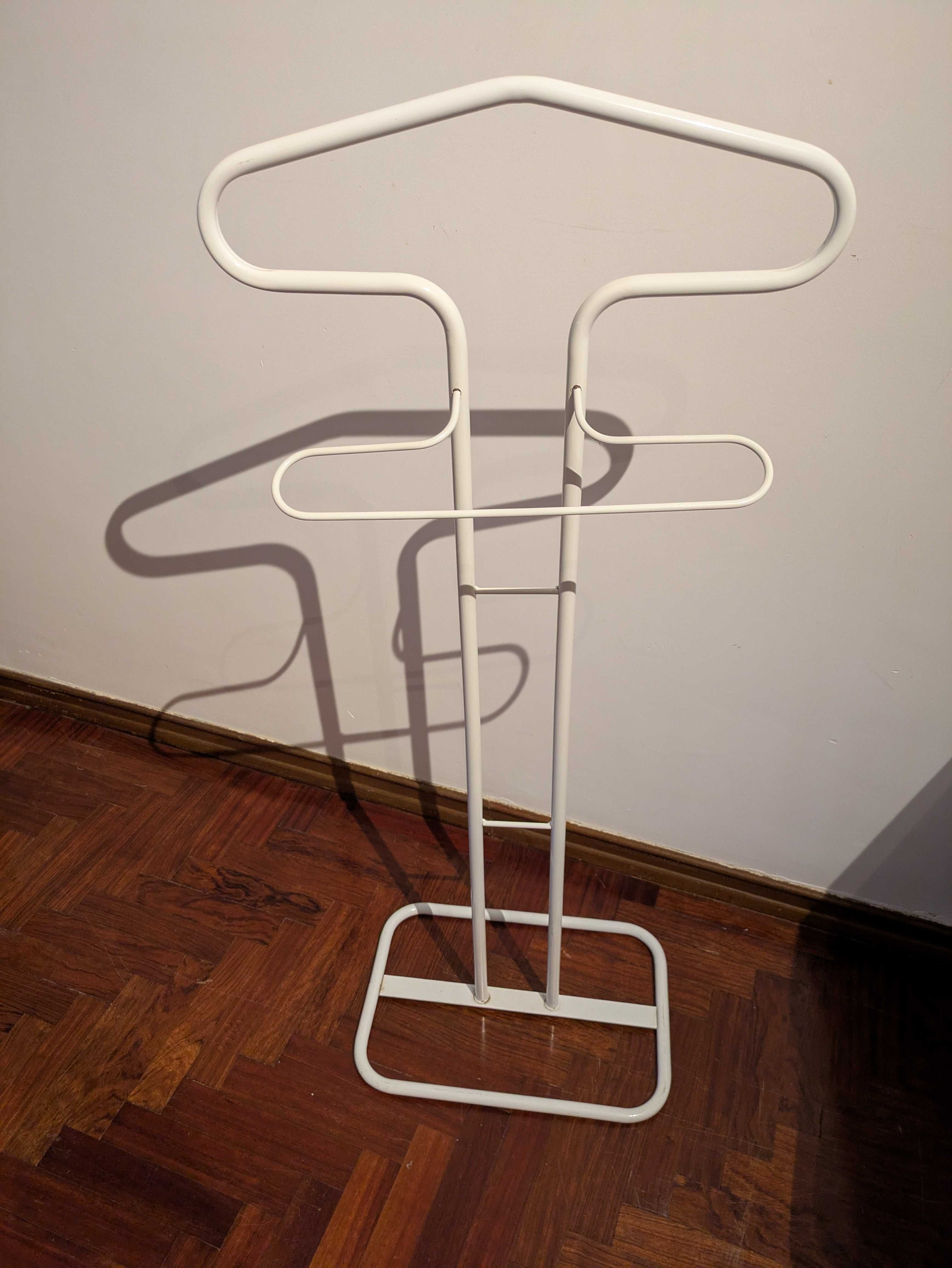 Cabide de pé branco