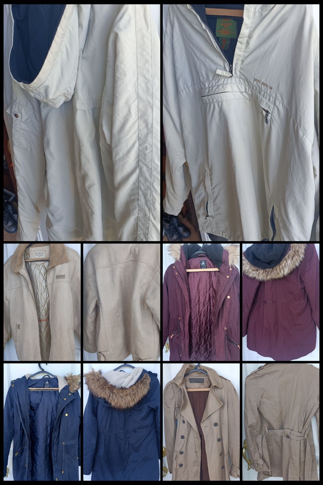 Diversos casacos para Inverno