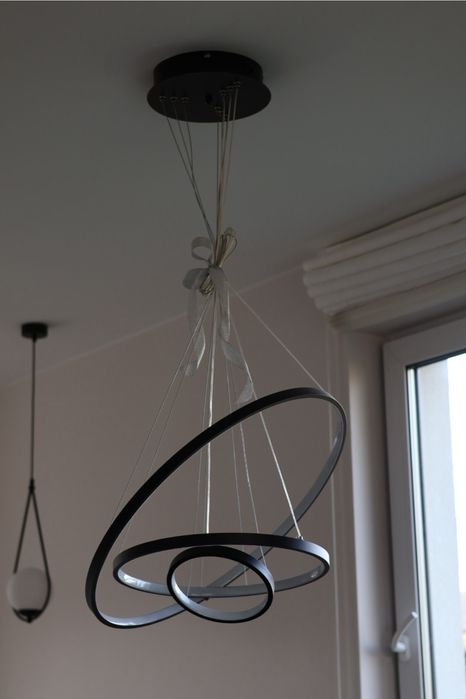 Lampa wisząca LED żyrandol 3 ringi