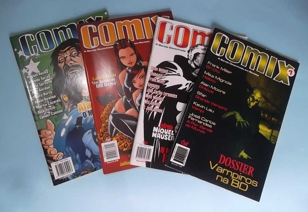 COMIX Nº 1 a 4 - Revista portuguesa de BD da Devir Editora.