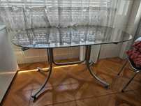 Mesa de tampo vidro