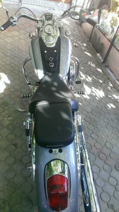 Накладка (галстук) кофр на бак для мото Honda Shadow VT400/750 ACE