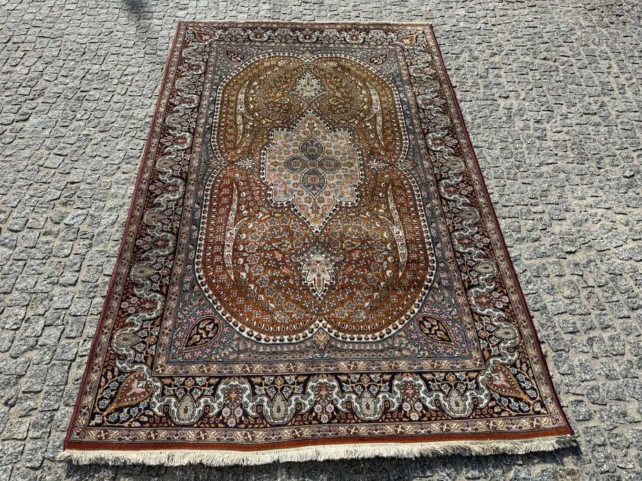 Dywan kaszmirowy r.tkany perski Teheran 230x140 galeria 12 tyś