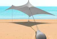 Nowy szary namiot plażowy / żagiel / parasolka / Night Cat !492!