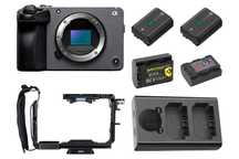 Kamera Sony Cinema Line FX30 | Jak nowa, 4 baterie i klatka na aparat!