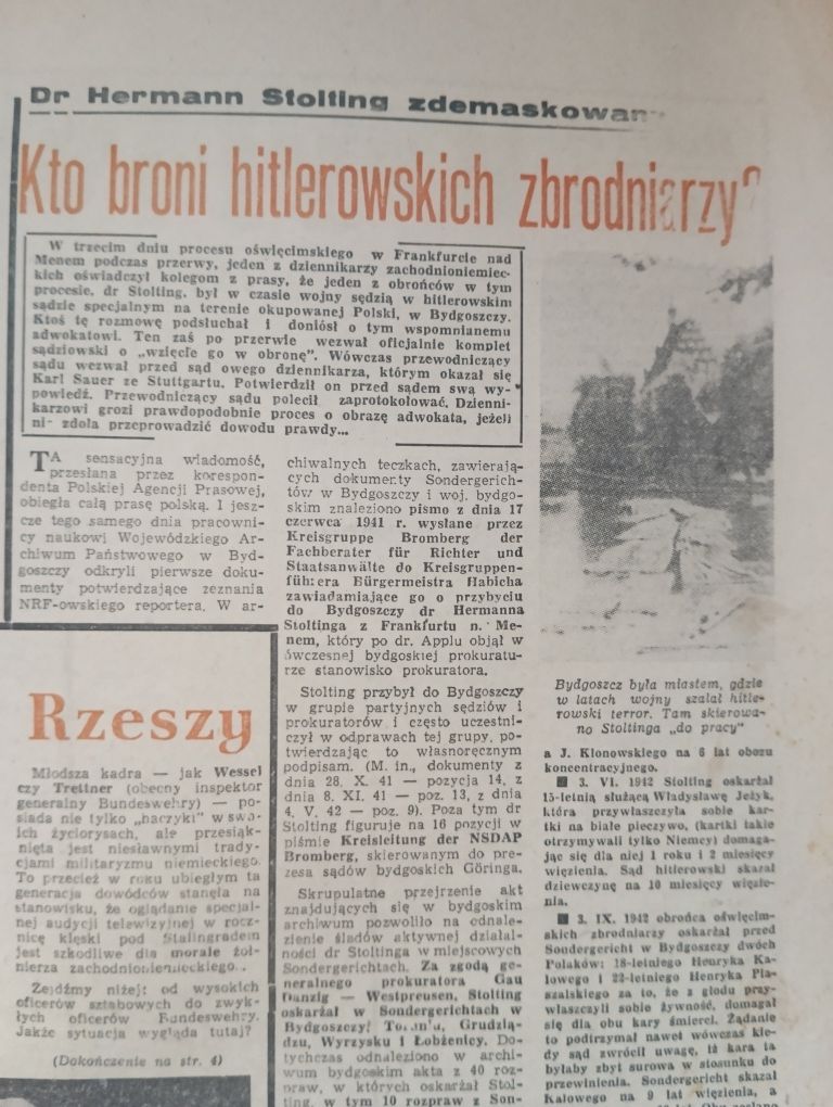 WTK- gazety z 1964 r. PRL