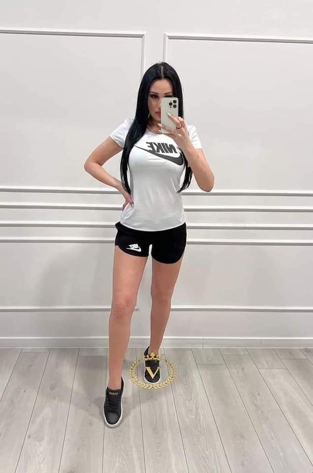 Komplet damski spodenki i koszulka Nike Puma Guess Tommy Hilfiger Boss
