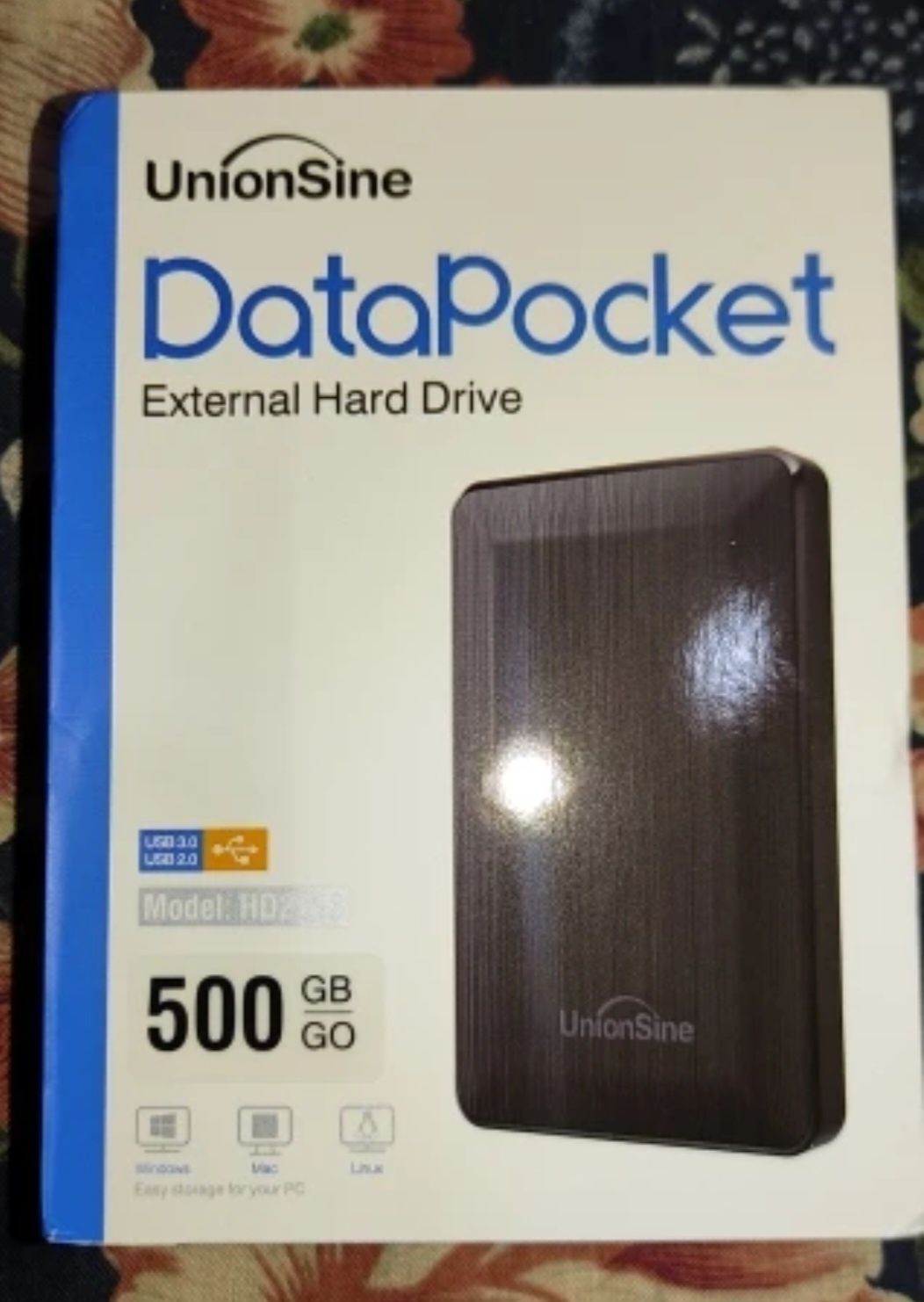 Зовнішній накопичувач жорсткий диск UNIONSINE, хард диск, HDD, 500GB