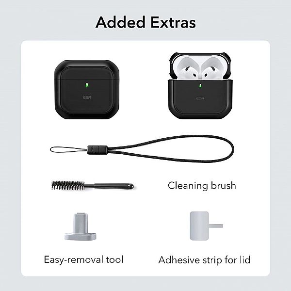 Esr Orbit Halolock Magsafe Apple Airpods 4 Black