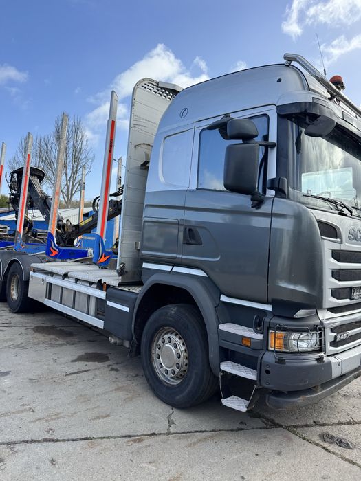 Scania do przewozu drewna 6x4