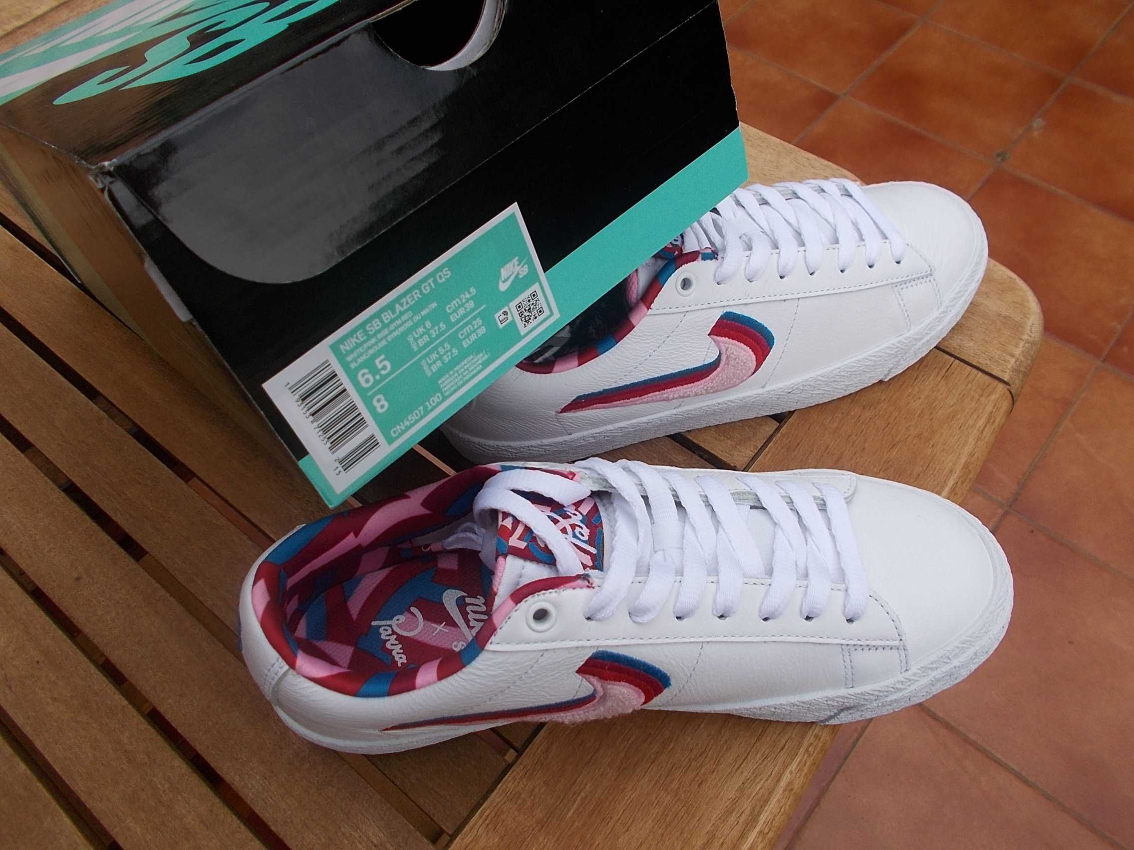 (r. 39 - 24,5 cm) NOWE Nike SB BLAZER LOW x PARRA dunk low Jordan 1