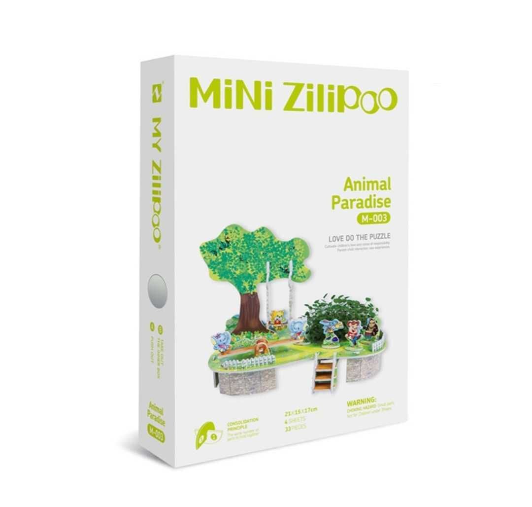 Zilipoo-Animal Paradise Zwierzęcy Raj-Puzzle 3D