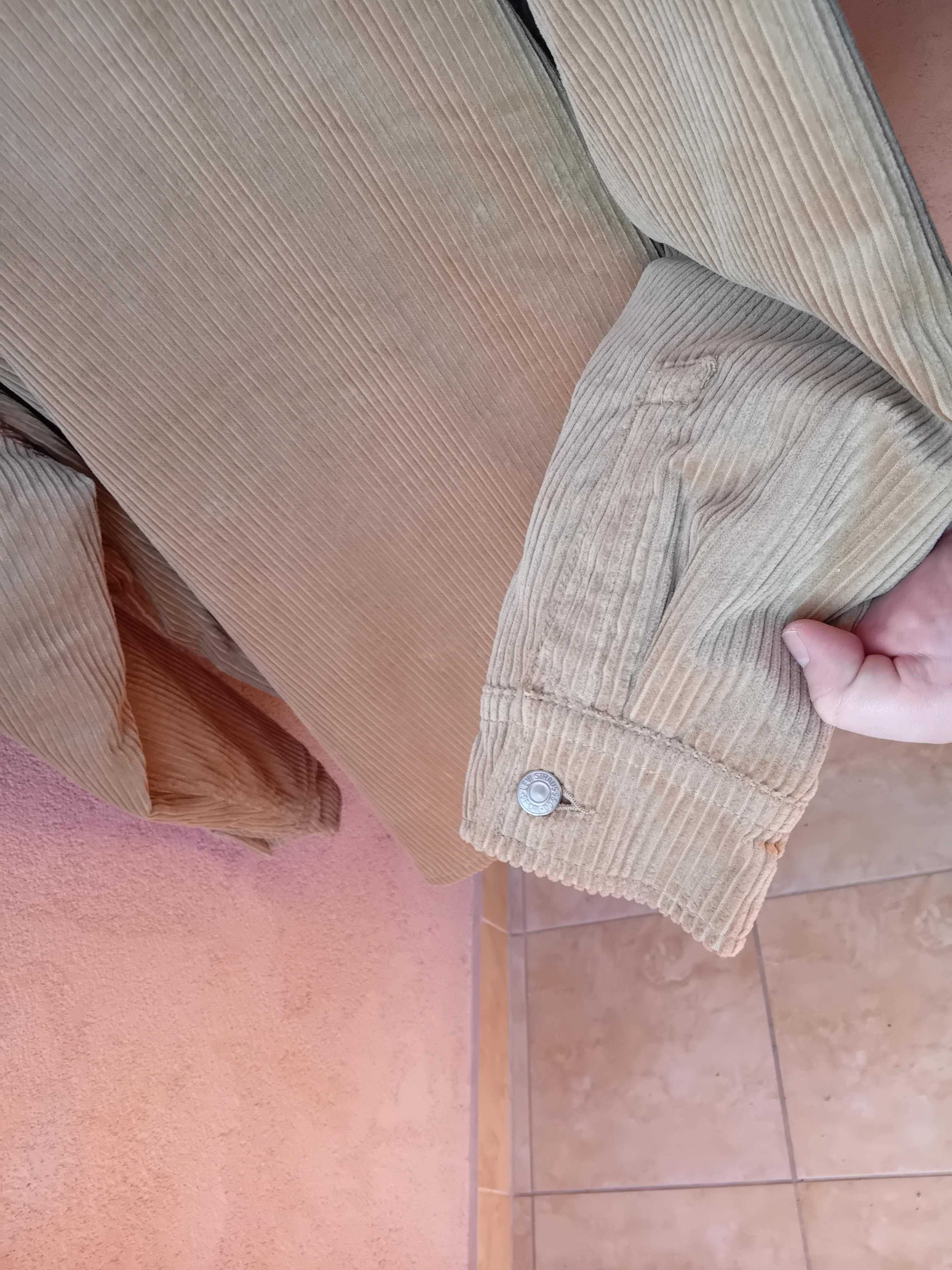 Levi's kurtka męska sztruksowa długa oversize xl jak xxl