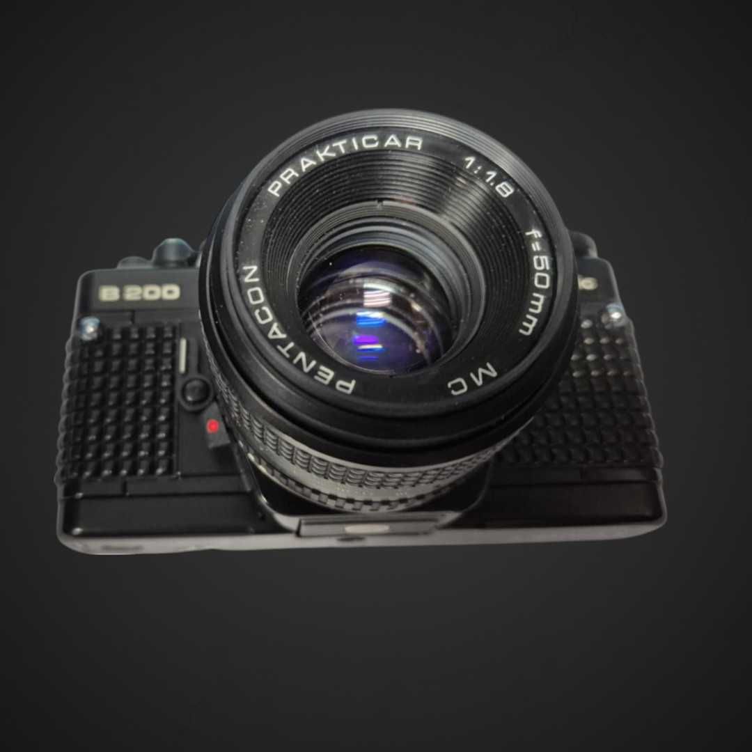 Praktica B200 Electronic z obiektywem Pentacon 50mm f/1.8MC B51/051950