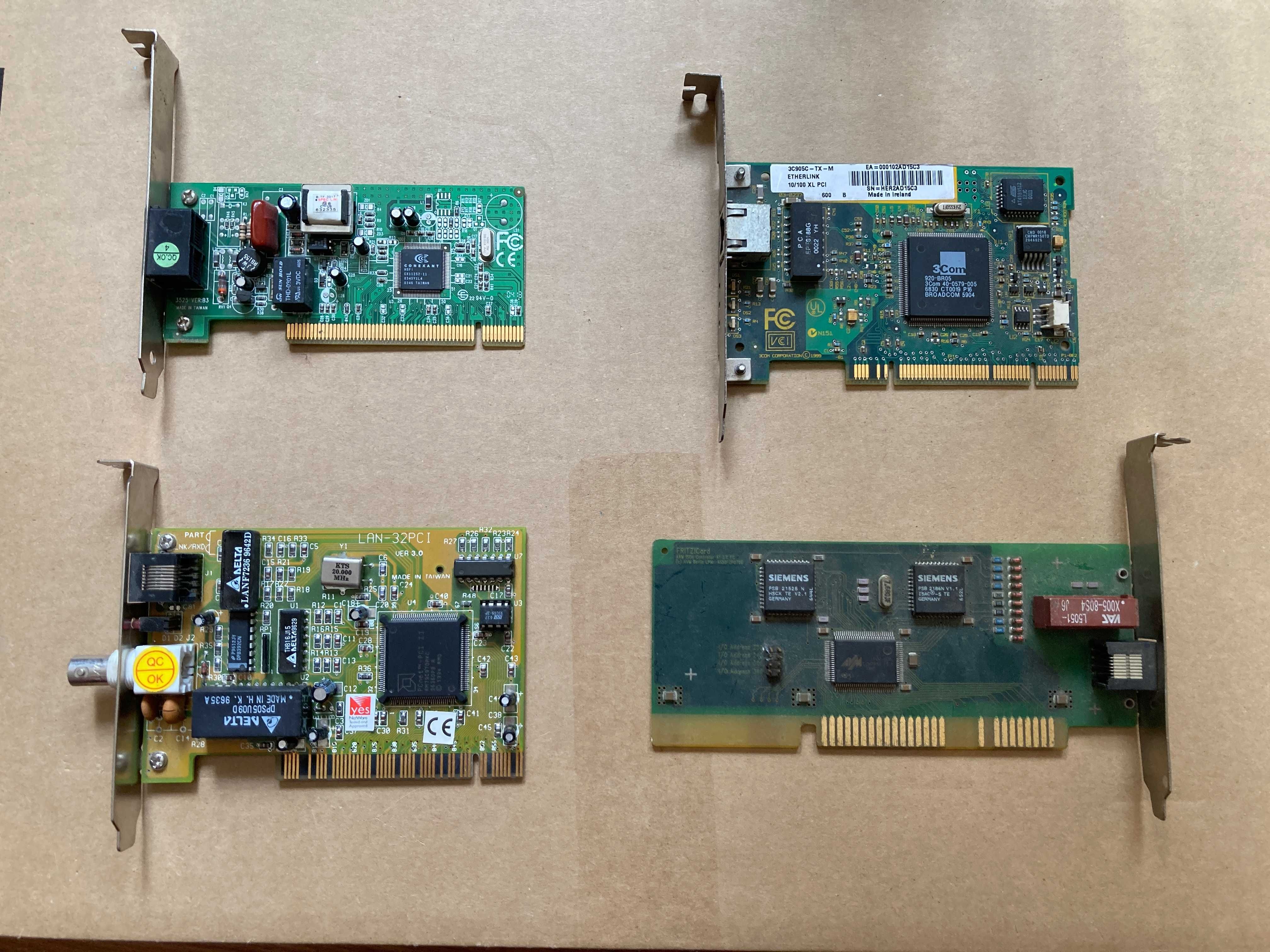 Коллекция комплектующих ISA PCI AGP