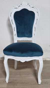 Piękny stylowy fotel krzesło tron