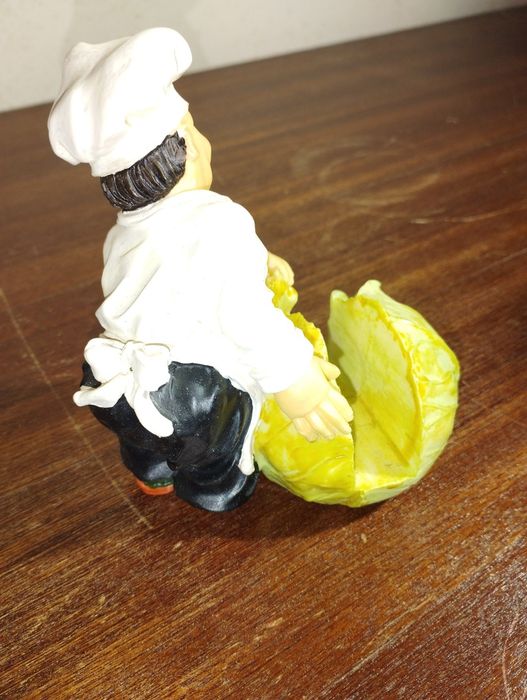 Chefe suporte de guardanapos porcelana