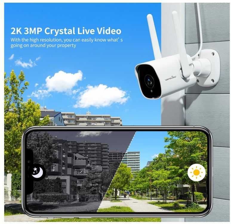 Kamera zewnętrzna Wifi Wansview Y1  1080P