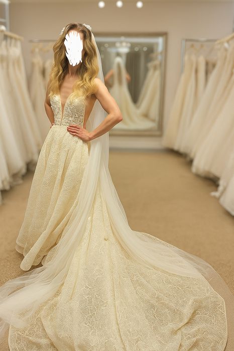 Suknia ślubna koronkowa Milla Nova