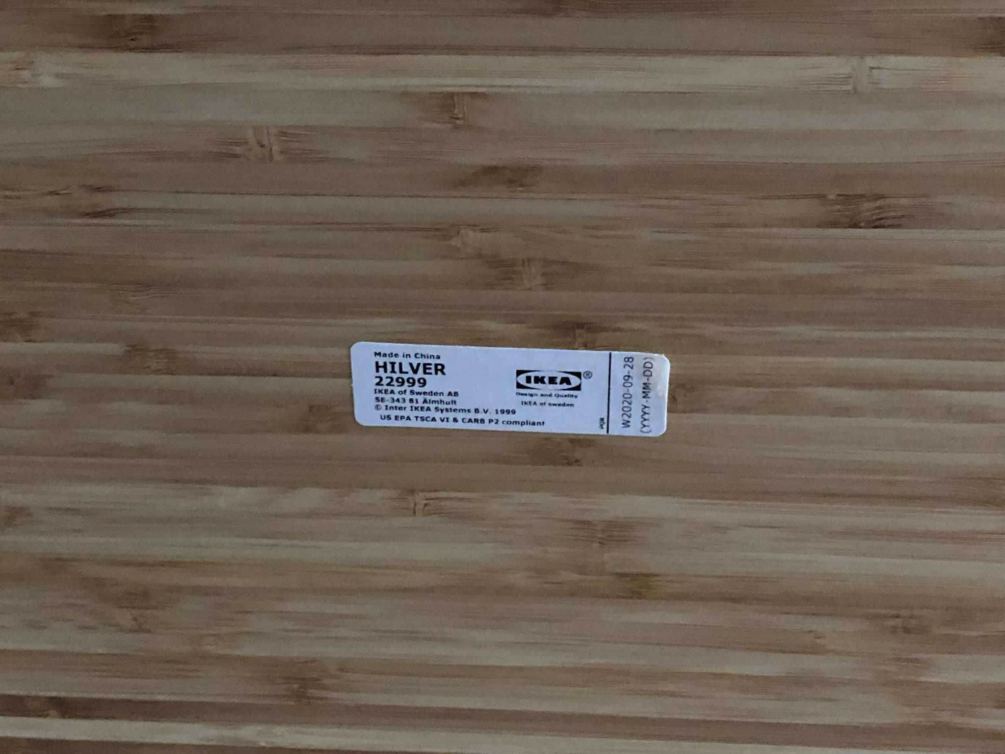 Biurko IKEA model ANFALLARE blat OLOV nogi regulowane