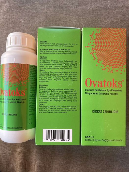Ovatoks 12,5% (фл.-100мл.)(Туреччина)-аналог Біпін/Скабатокс/Амітракс