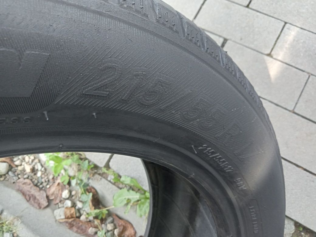 2x Opony Używane 215/55R17 Całoroczne Michelin