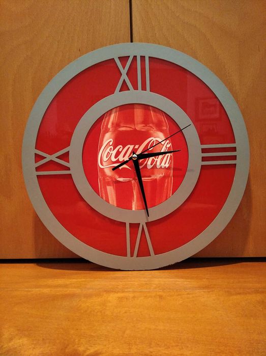 Relógio de parede Coca-Cola