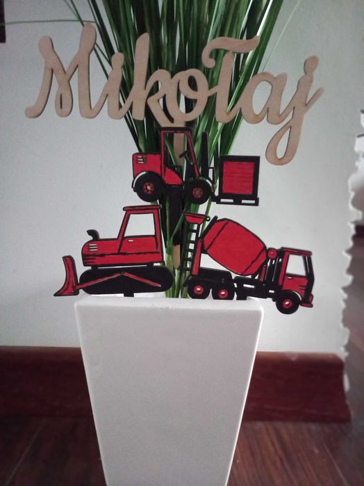 Drewniane Toppery na tort