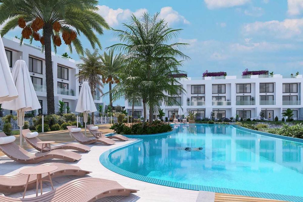 Gotowe studio z balkonem – 300 m od plaży/ Pole golfowe