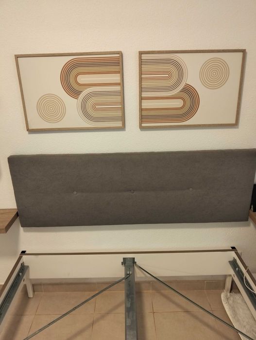 Cama de casal com cabeceira