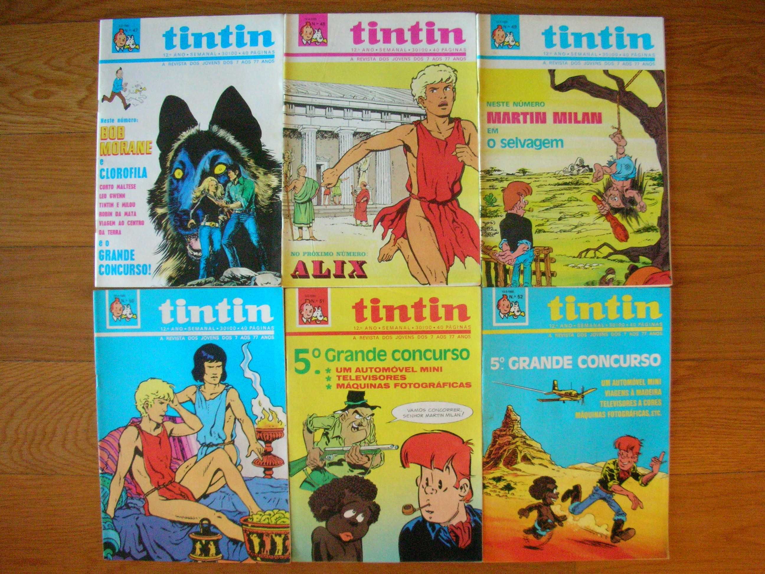 Revista Tintin Ano 12 completo (52 revistas)