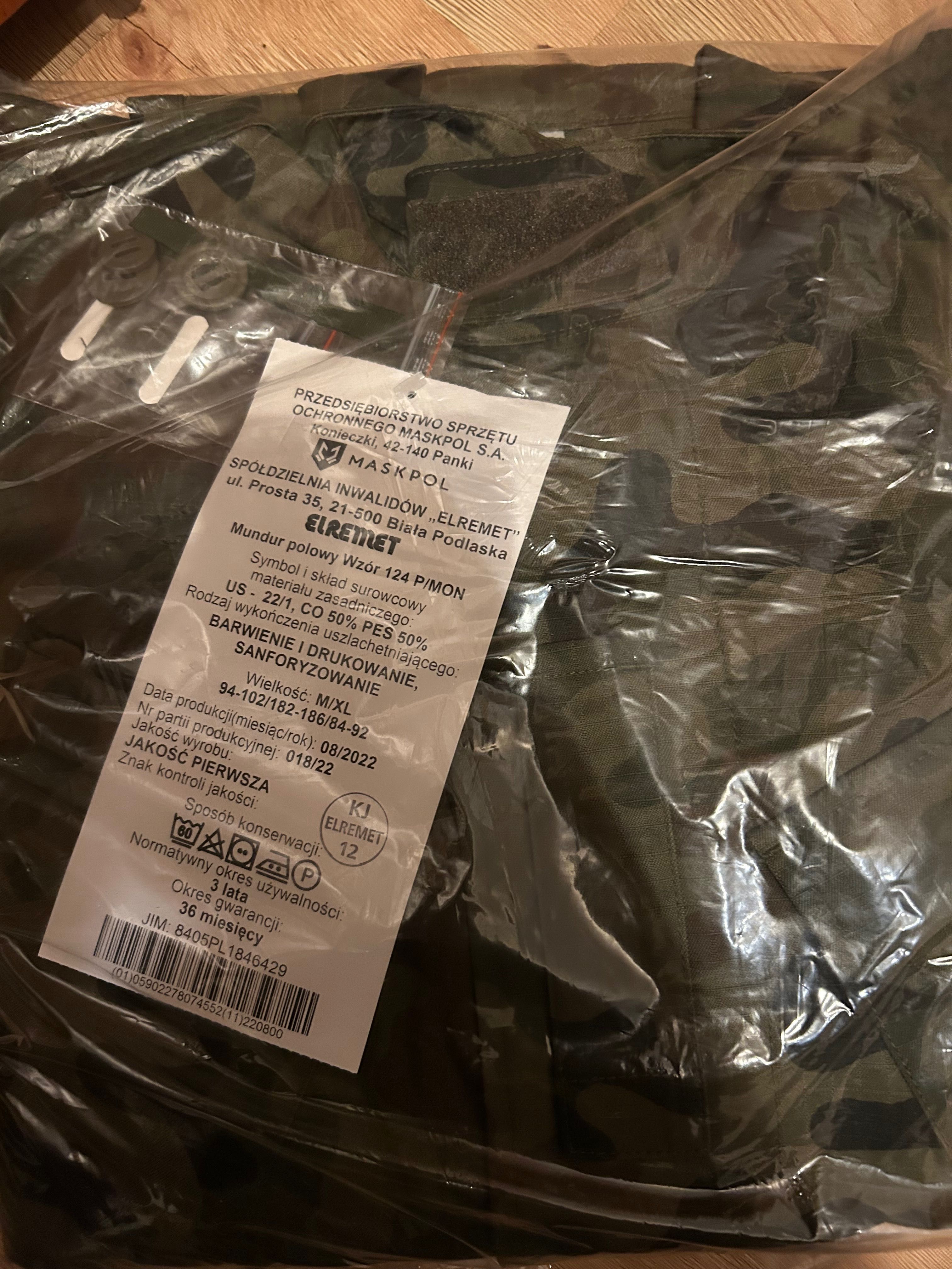 Mundur polowy wzór 124 P/MON rozmiar M/XL