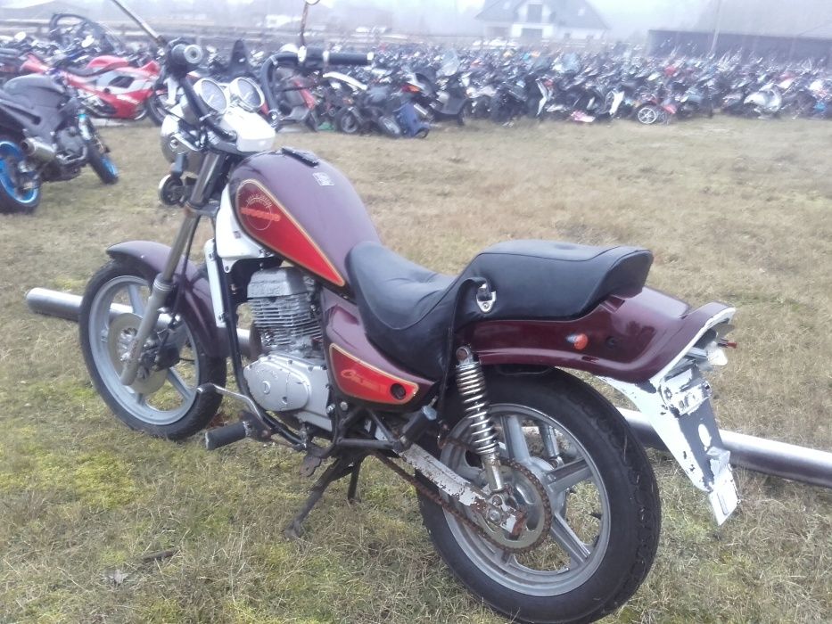 Hyosung ga125 ga 125 cruiser lagi zawieszenie bak koło felga części