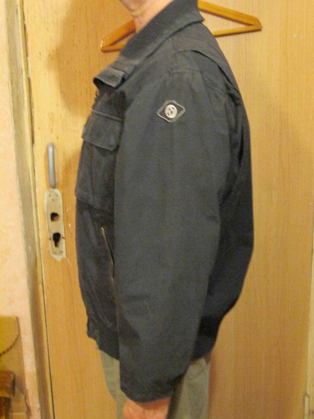 Куртка мужская чёрная хлопок демисезон 48 размер