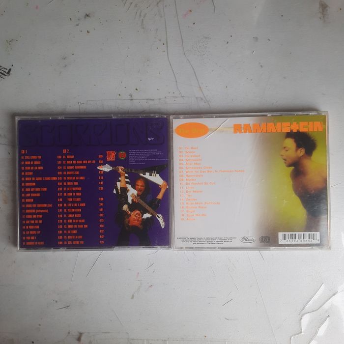 CD диски метал и рок групп