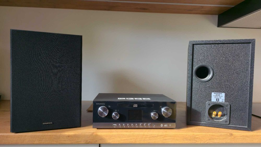Wieża Stereo Grundig CMS 5000 BT FM DAB+ WIFI SPOTIFY Pilot Kolumny