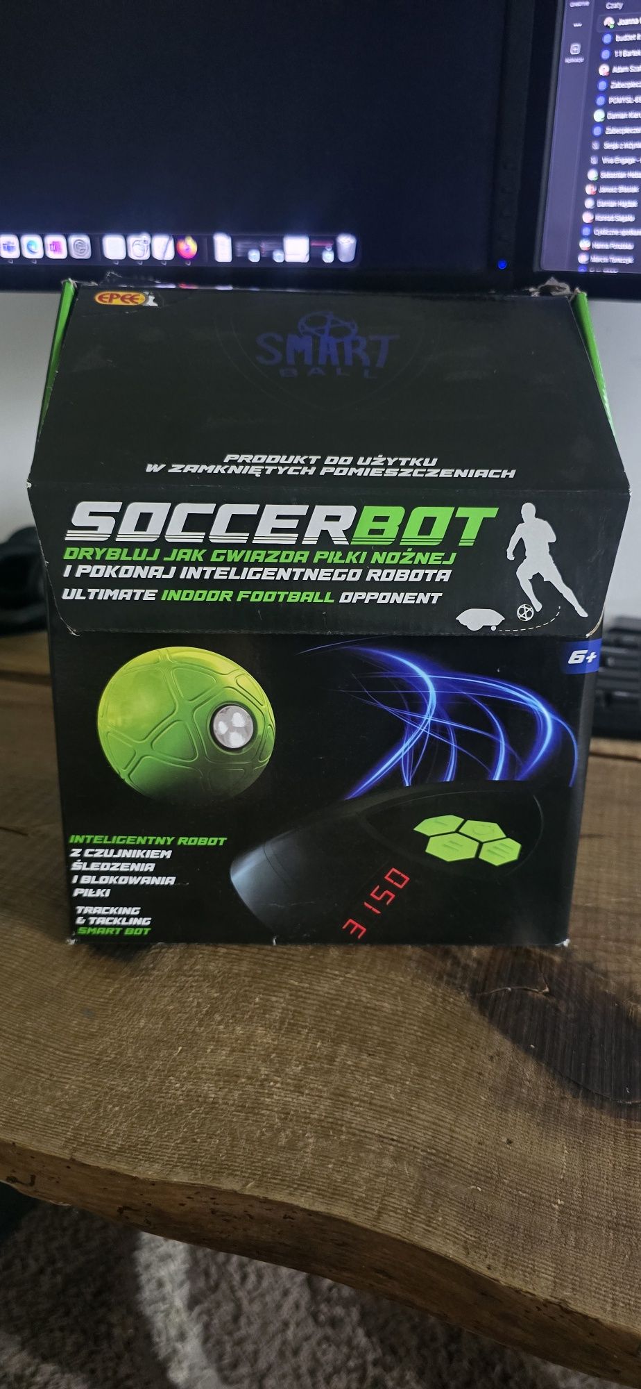 SoccerBot inteligentny robot do gry w piłkę nożną, Smart Ball. Jak now