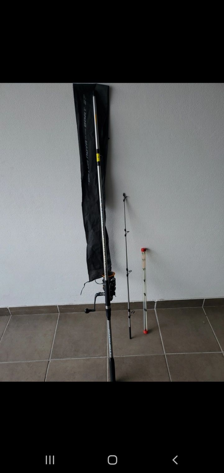 Cana e carreto pesca embarcada.