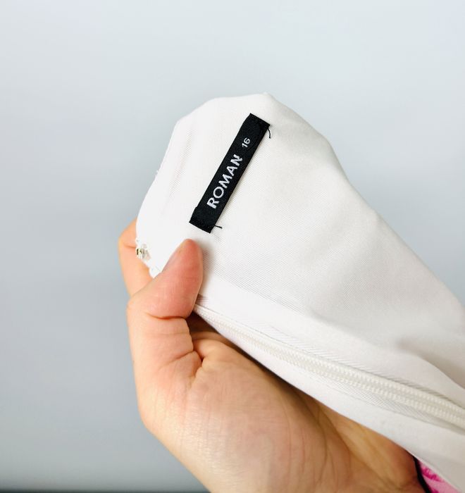 Sukienka midi w kwiaty XXL 44 Roman